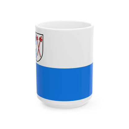 Hissflagge Eschelbronn (Germany) White Coffee Mug