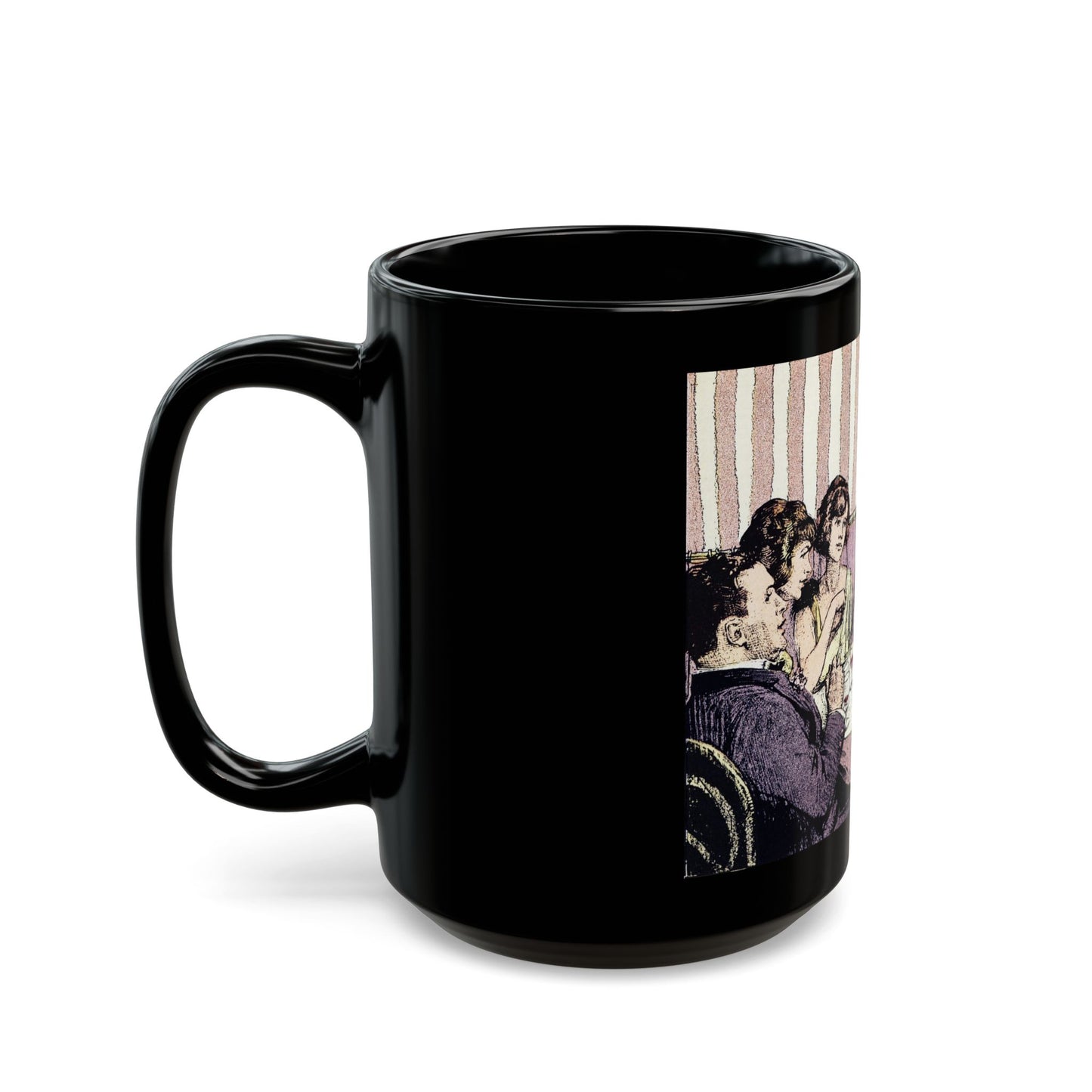 Empty Tables (1), Woman's Home Companion, November 1924 - Black Coffee Mug-Go Mug Yourself