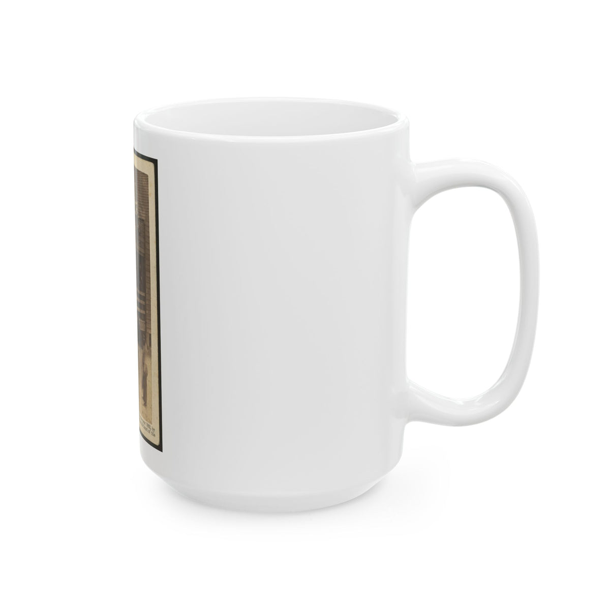 African American Men Tending A Horse (U.S. Civil War) White Coffee Mug