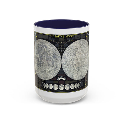 Space - The Moon (1969) (Map) Accent Coffee Mug