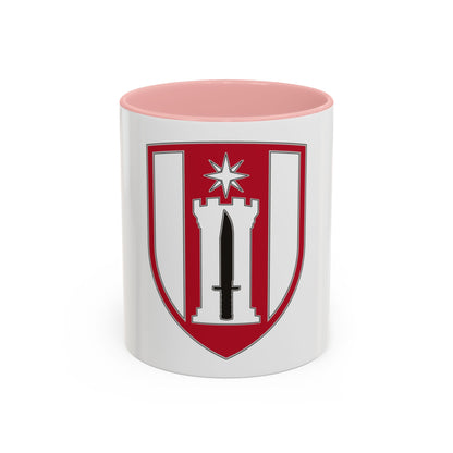 372 Engineer Brigade (U.S. Army) Accent Coffee Mug