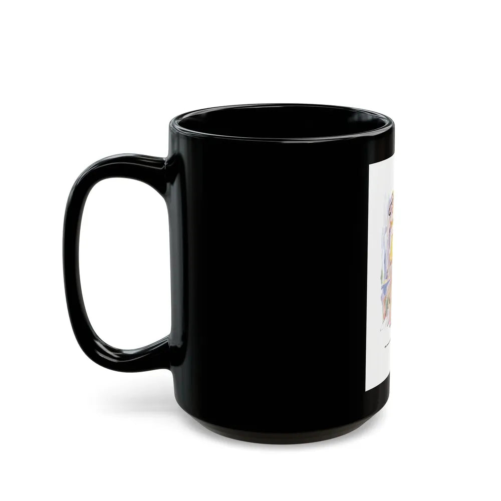 But mama,..., Esquire, January 1934 - Black Coffee Mug-Go Mug Yourself