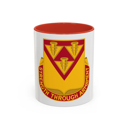 411 Ordnance Battalion (U.S. Army) Accent Coffee Mug