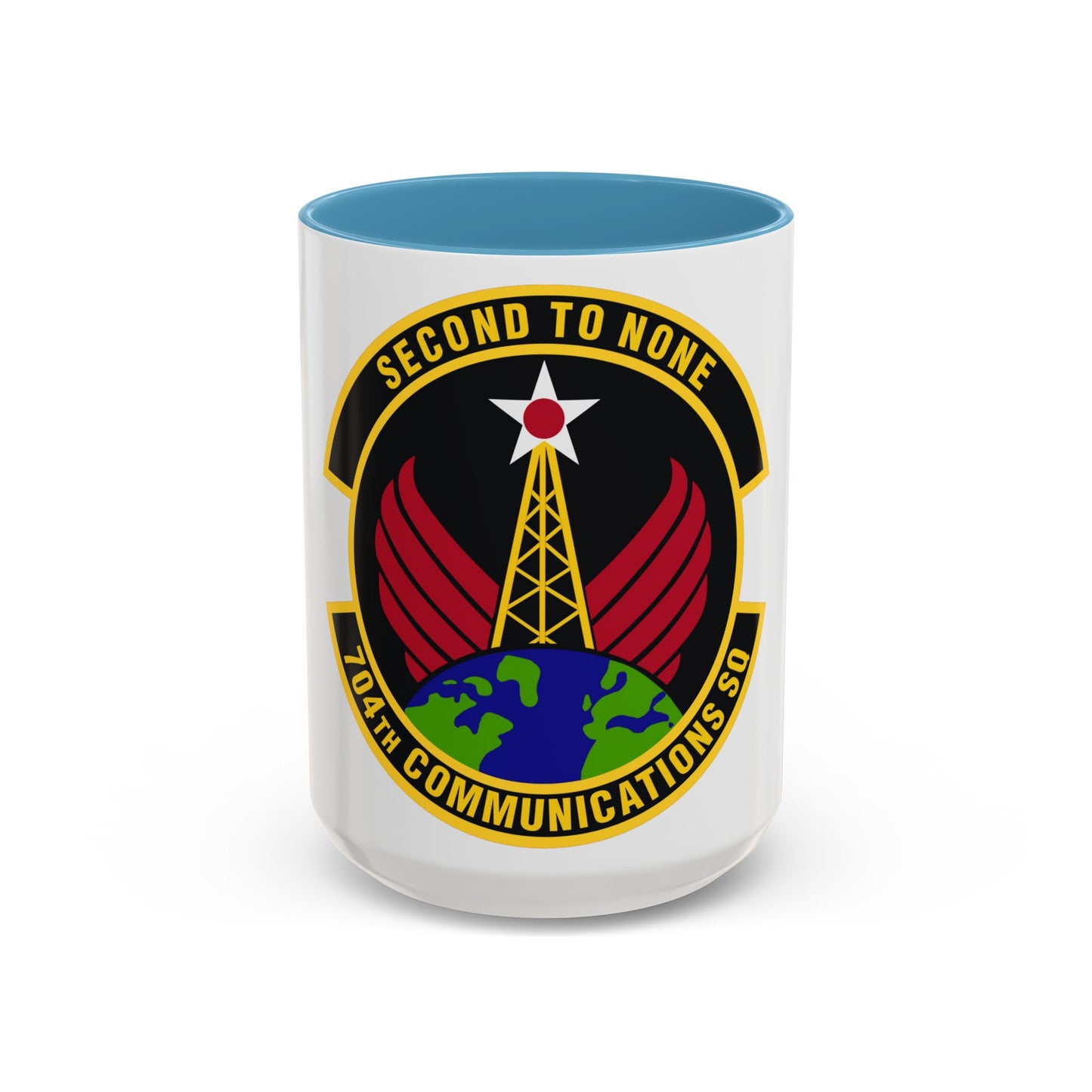 704th Communications Squadron (U.S. Air Force) Accent Coffee Mug