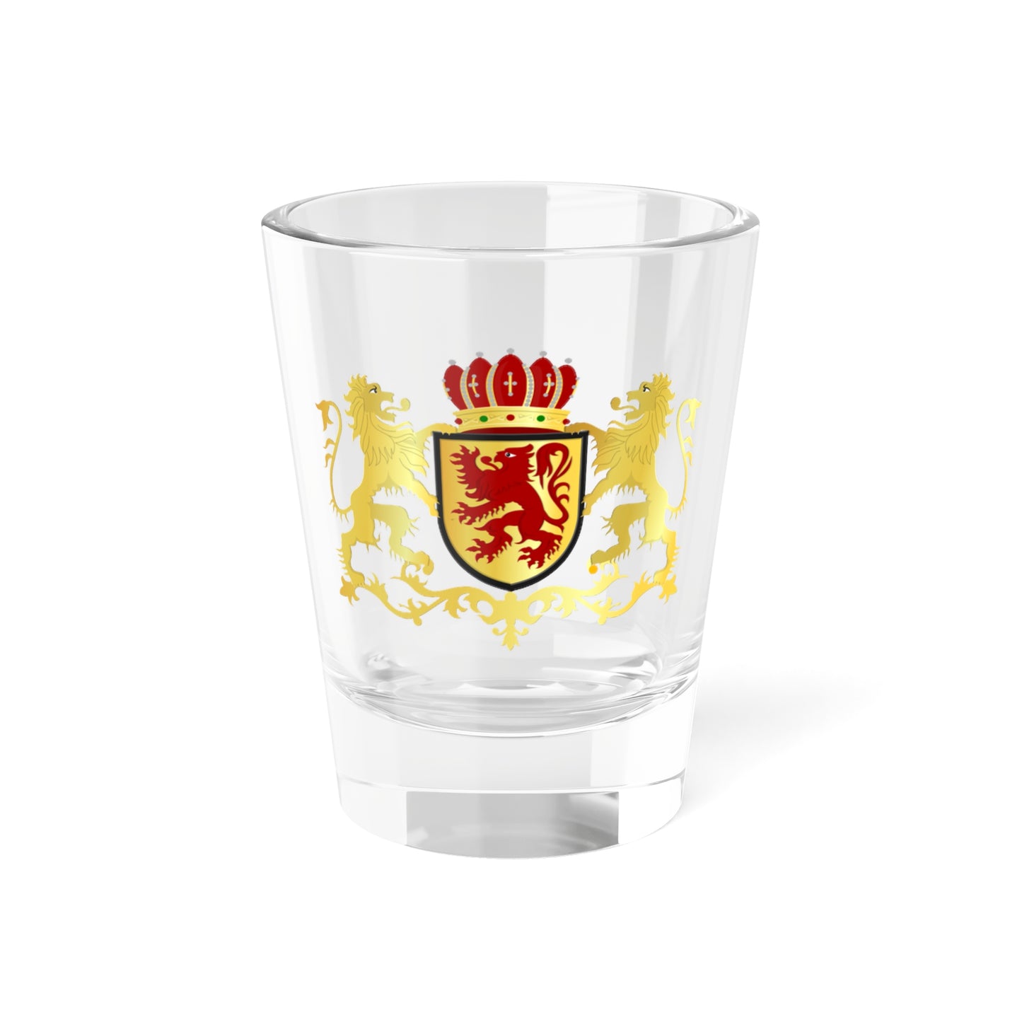 Laarne wapen (Belgium) (Coat of Arms) Shot Glass 1.5oz