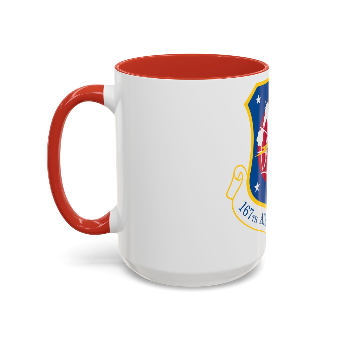 Tasse à café décorative 167e escadre de transport aérien (US Air Force)