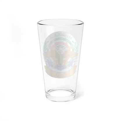 Seal of the General Staff of the Armed Forces of the Islamic Republic of Iran (Iran) (Coat of Arms) Pint Glass 16oz