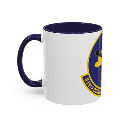 519th Combat Sustainment Squadron (U.S. Air Force) Accent Coffee Mug