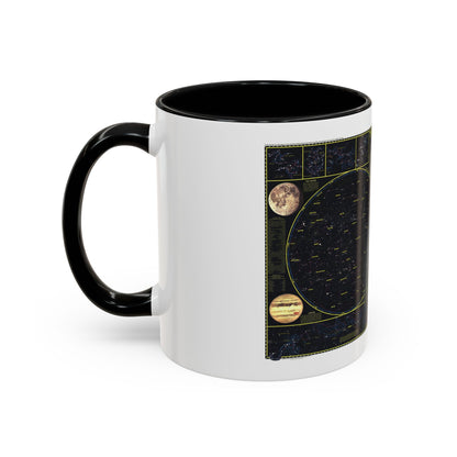 Heavens. The (1970) (Map) Accent Coffee Mug