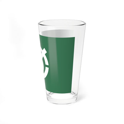 Flag of Hakui Ishikawa (Japan) Pint Glass 16oz