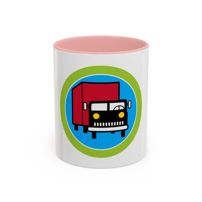 Truck Transportation (Boy Scout Merit Badge) Accent Coffee Mug