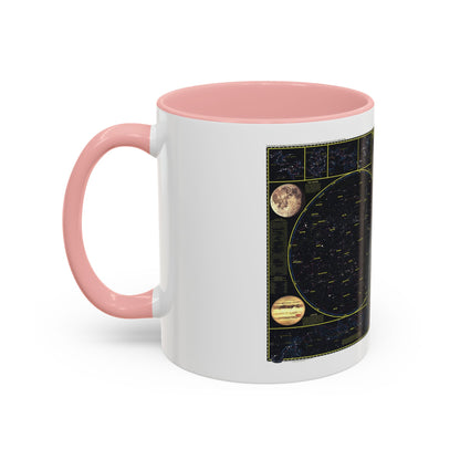 Heavens. The (1970) (Map) Accent Coffee Mug