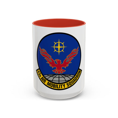 43 Air Mobility Squadron AMC (U.S. Air Force) Accent Coffee Mug