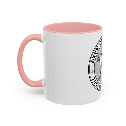 Seal of Chicopee Massachusetts - Accent Coffee Mug