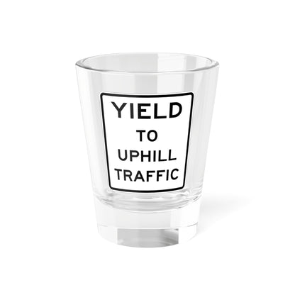 MUTCD-CA R55 (California) (Road Sign) Shot Glass 1.5oz