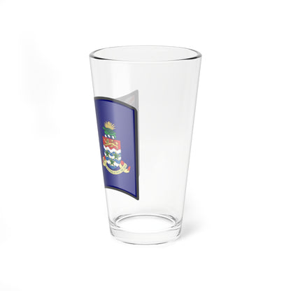 Nuvola Caymanian flag (United Kingdom) Pint Glass 16oz
