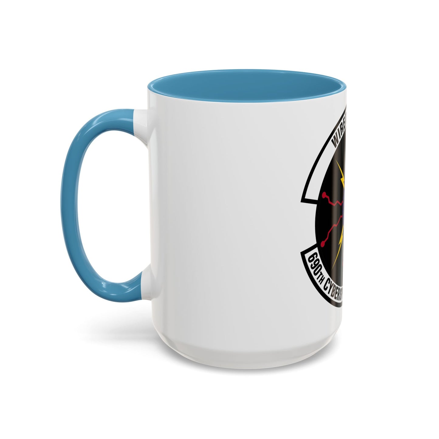 690 Cyberspace Operations Squadron AFSPC (U.S. Air Force) Accent Coffee Mug