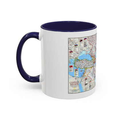 Caspian Region- Promise and Peril (1999) (Map) Accent Coffee Mug