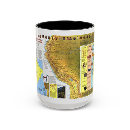 South America - Archaeology (1982) (Map) Accent Coffee Mug