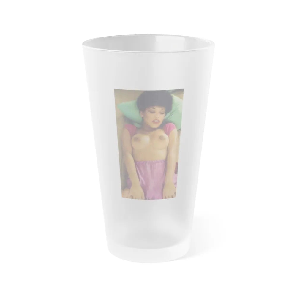 Ola Ray #86 (Vintage Female Icon) Frosted Pint 16oz-16oz-Frosted-Go Mug Yourself