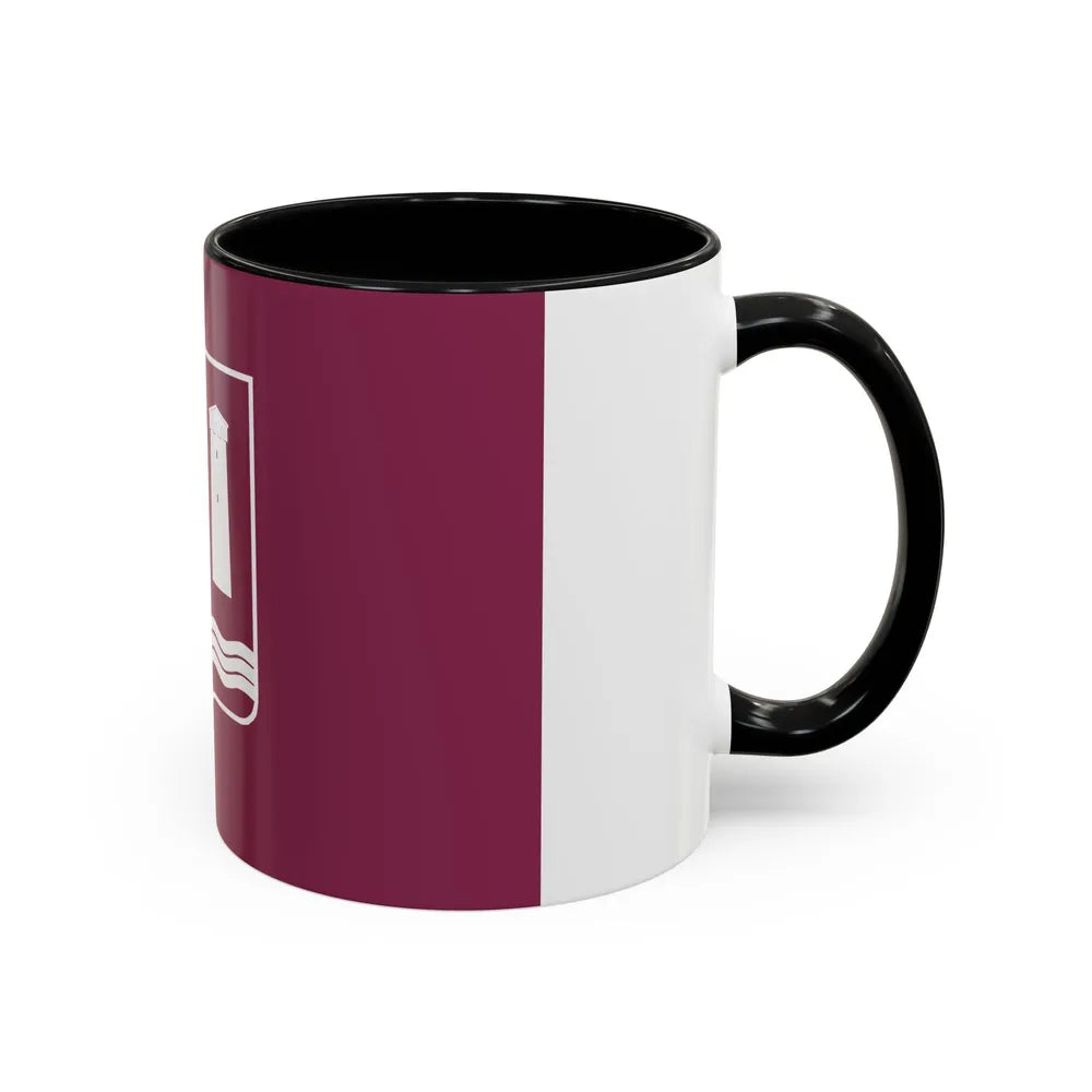 Flag of Ambrolauri Georgia - Accent Coffee Mug-Go Mug Yourself