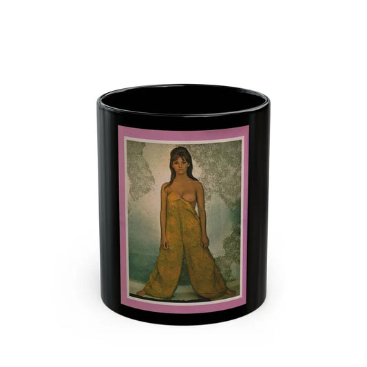 Victoria Vetri #49 - Playboy Mag. May '68 - 1 Photo (Vintage Female Icon) Black Coffee Mug-11oz-Go Mug Yourself