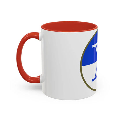 X Corps (U.S. Army) Accent Coffee Mug-Go Mug Yourself