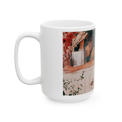 Jane Seymour #02 (Vintage Female Icon) White Coffee Mug-Go Mug Yourself