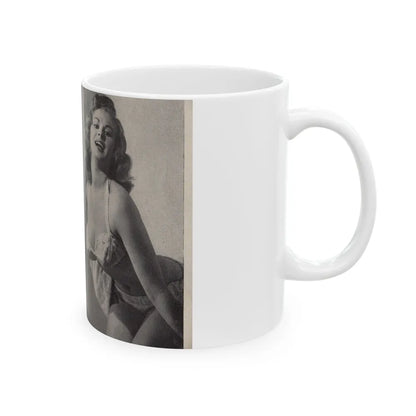 Norma Sykes #145 - Scanned Mag. 66 Photos (Vintage Female Icon) White Coffee Mug-Go Mug Yourself