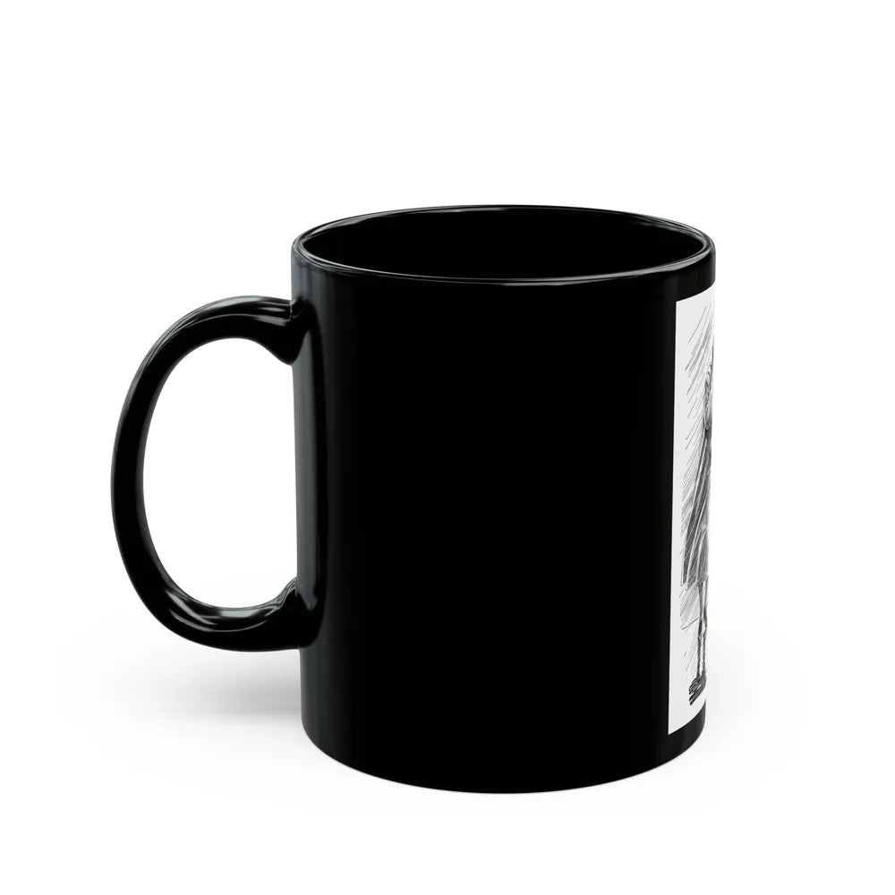 Burberry advertisement, 1937 (3) - Black Coffee Mug-Go Mug Yourself