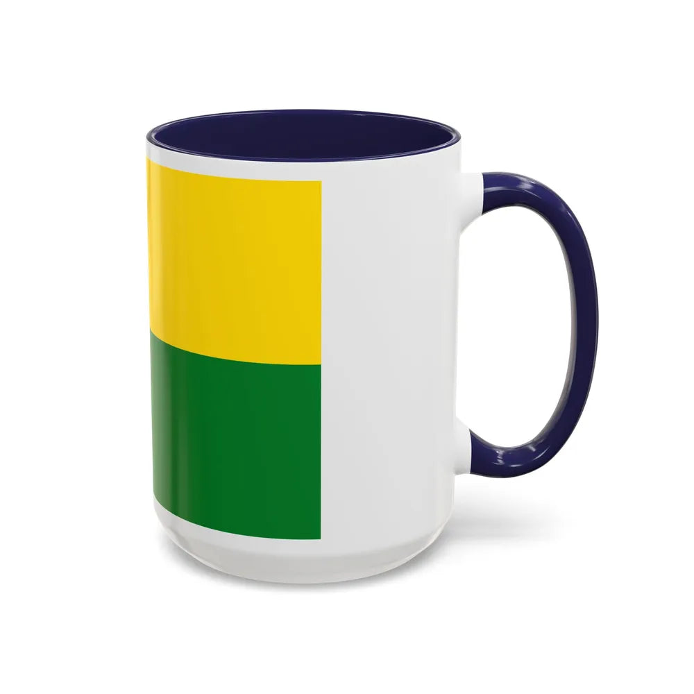 Flag of Abejorral Colombia - Accent Coffee Mug-Go Mug Yourself