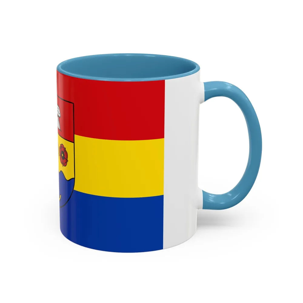 Flag of Emsland Germany - Accent Coffee Mug-Go Mug Yourself