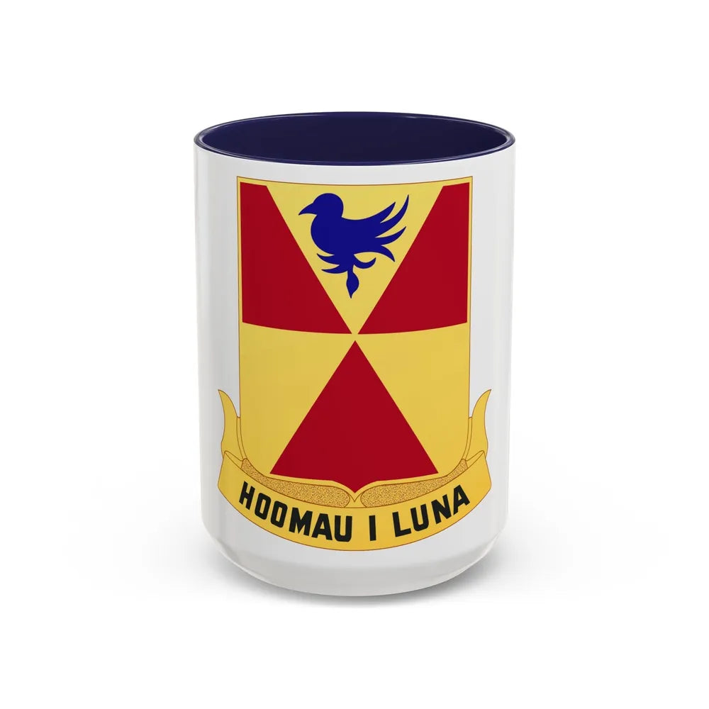 97th Artillery Group (U.S. Army) Accent Coffee Mug-15oz-Navy-Go Mug Yourself