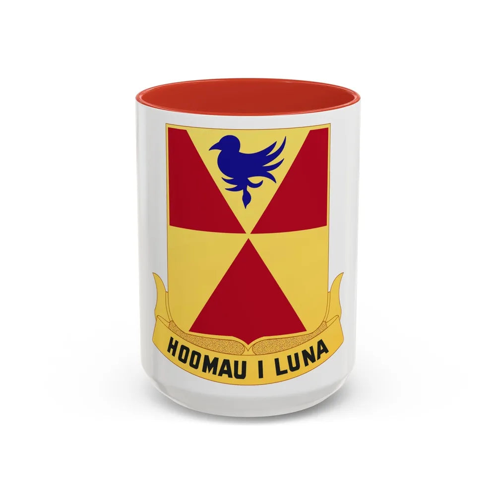 97th Artillery Group (U.S. Army) Accent Coffee Mug-15oz-Red-Go Mug Yourself