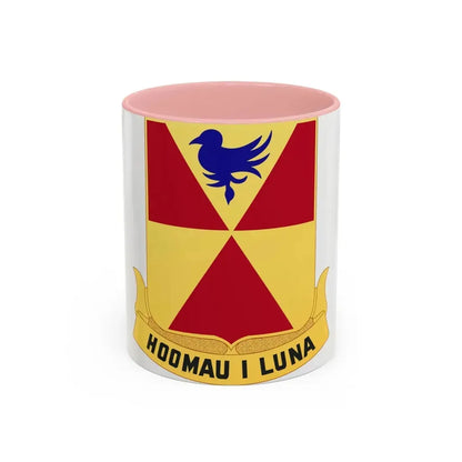 97th Artillery Group (U.S. Army) Accent Coffee Mug 11oz Pink - Go Mug Yourself