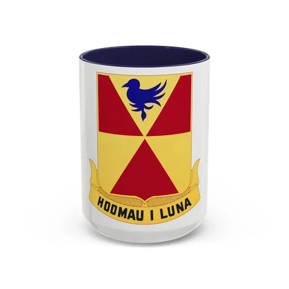 97th Artillery Group (U.S. Army) Accent Coffee Mug 15oz Navy - Go Mug Yourself