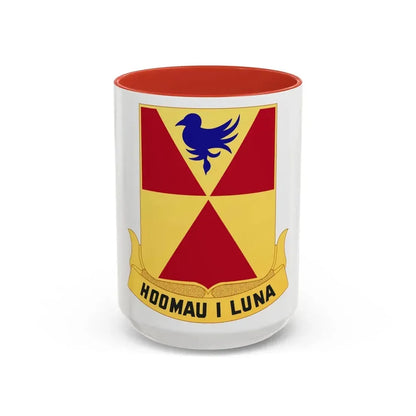 97th Artillery Group (U.S. Army) Accent Coffee Mug 15oz Red - Go Mug Yourself