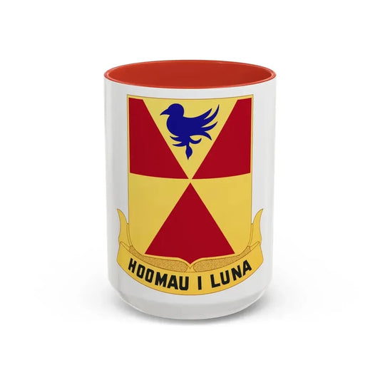 97th Artillery Group (U.S. Army) Accent Coffee Mug 15oz Red - Go Mug Yourself