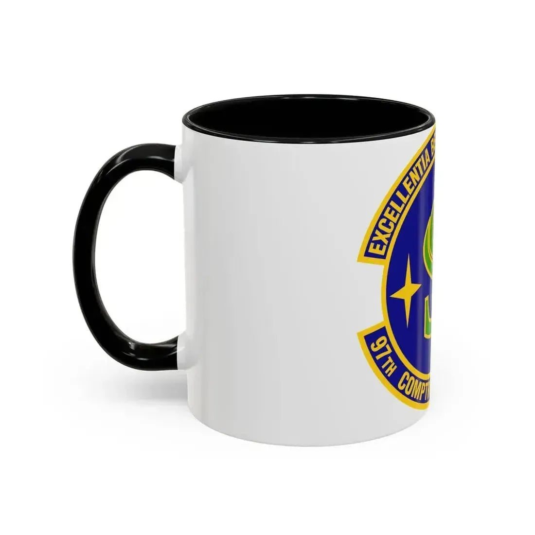 97th Comptroller Squadron (U.S. Air Force) Accent Coffee Mug - Go Mug Yourself