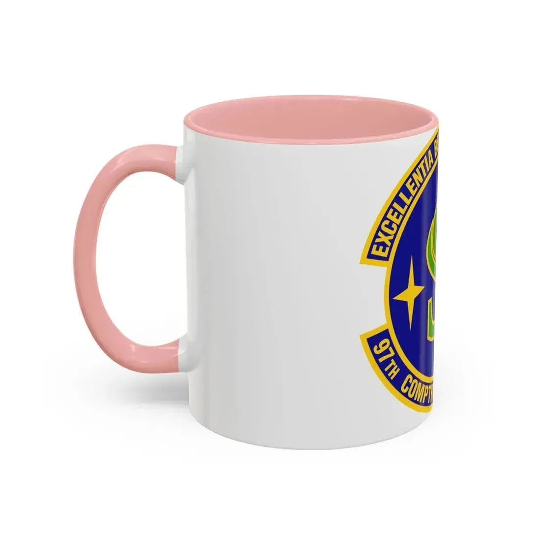 97th Comptroller Squadron (U.S. Air Force) Accent Coffee Mug - Go Mug Yourself