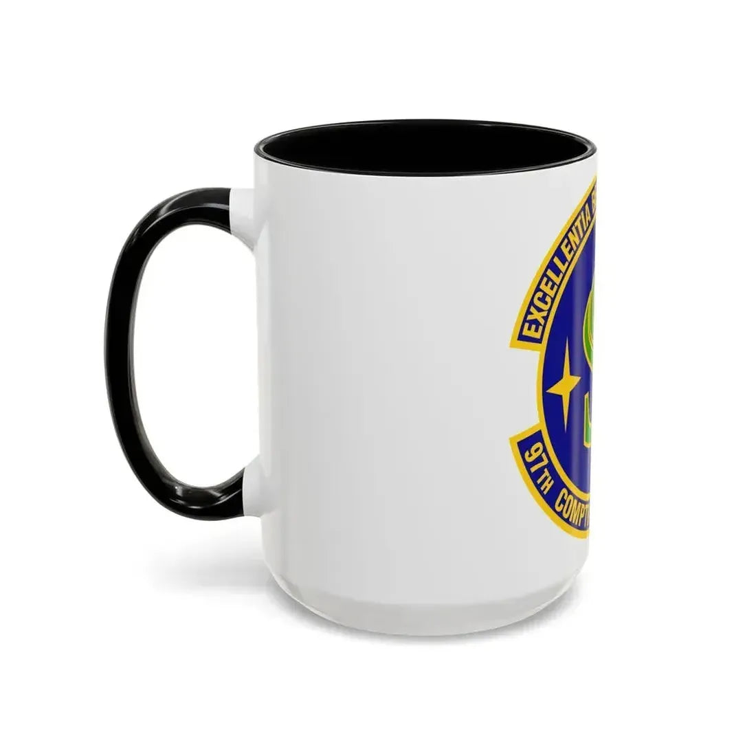 97th Comptroller Squadron (U.S. Air Force) Accent Coffee Mug - Go Mug Yourself
