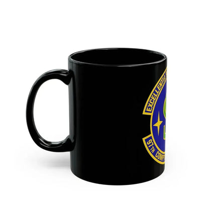 97th Comptroller Squadron (U.S. Air Force) Black Coffee Mug - Go Mug Yourself