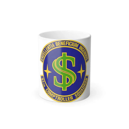 97th Comptroller Squadron (U.S. Air Force) Color Changing Coffee Mug 11oz - Go Mug Yourself