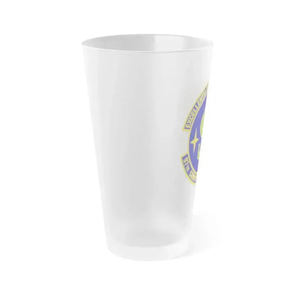 97th Comptroller Squadron (U.S. Air Force) Frosted Pint Glass 16oz - Go Mug Yourself