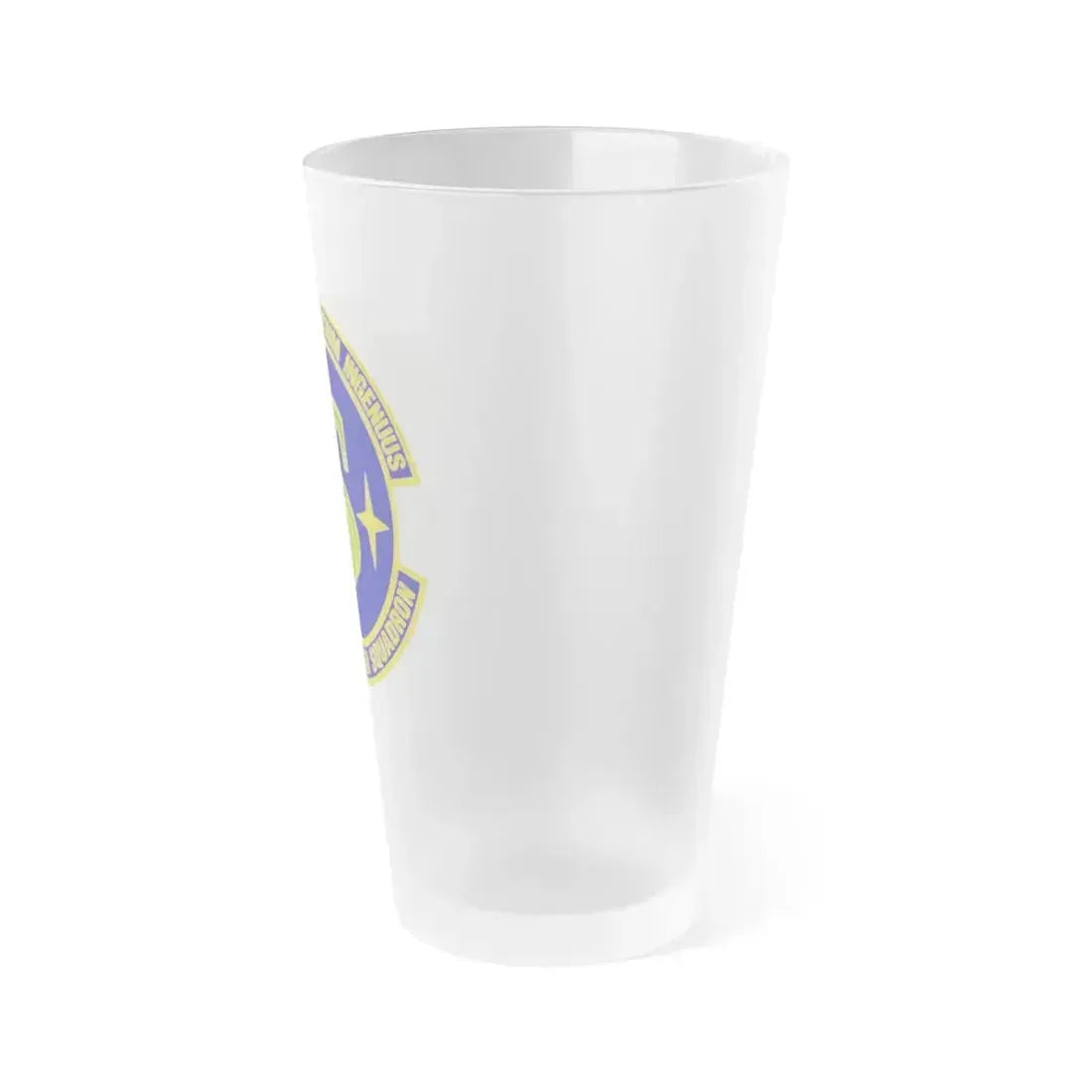 97th Comptroller Squadron (U.S. Air Force) Frosted Pint Glass 16oz - Go Mug Yourself