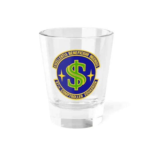 97th Comptroller Squadron (U.S. Air Force) Shot Glass 1.5oz 1.5oz - Go Mug Yourself