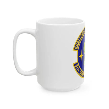 97th Comptroller Squadron (U.S. Air Force) White Coffee Mug - Go Mug Yourself