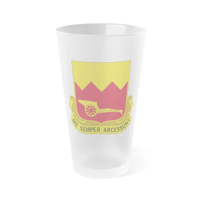 97th Field Artillery Battalion (U.S. Army) Frosted Pint Glass 16oz-Go Mug Yourself