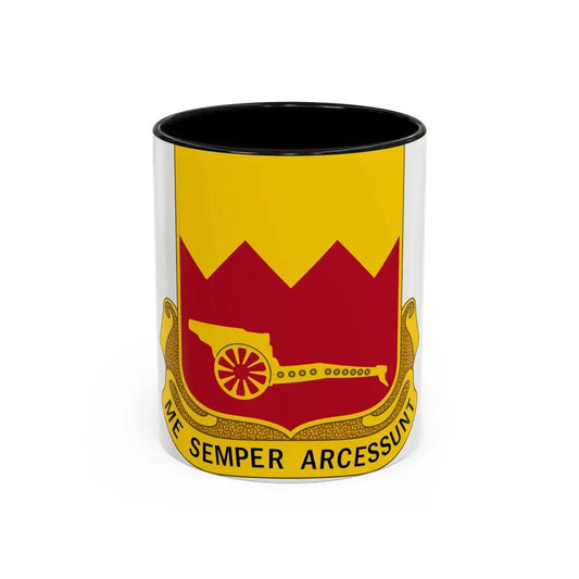 97th Field Artillery Battalion (U.S. Army) Accent Coffee Mug 11oz Black - Go Mug Yourself