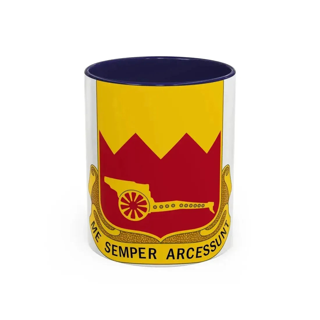 97th Field Artillery Battalion (U.S. Army) Accent Coffee Mug 11oz Navy - Go Mug Yourself